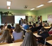 RSU Sarkanā Krusta medicīnas koledžas jaunumi - Šodien Koledža viesojās Siguldas 1.pamatskolā