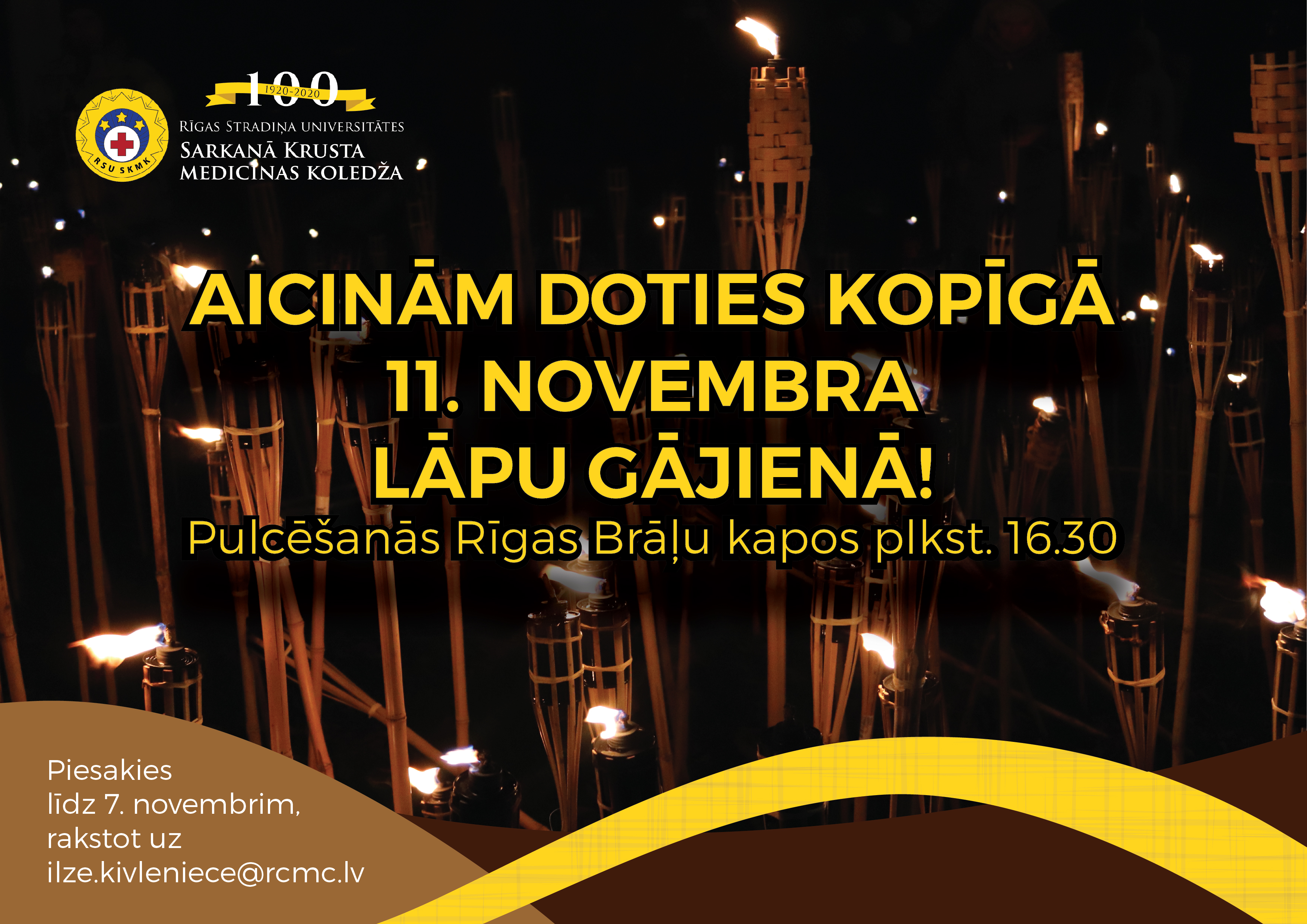 Piesakies Lāčplēša dienas lāpu gājienam!